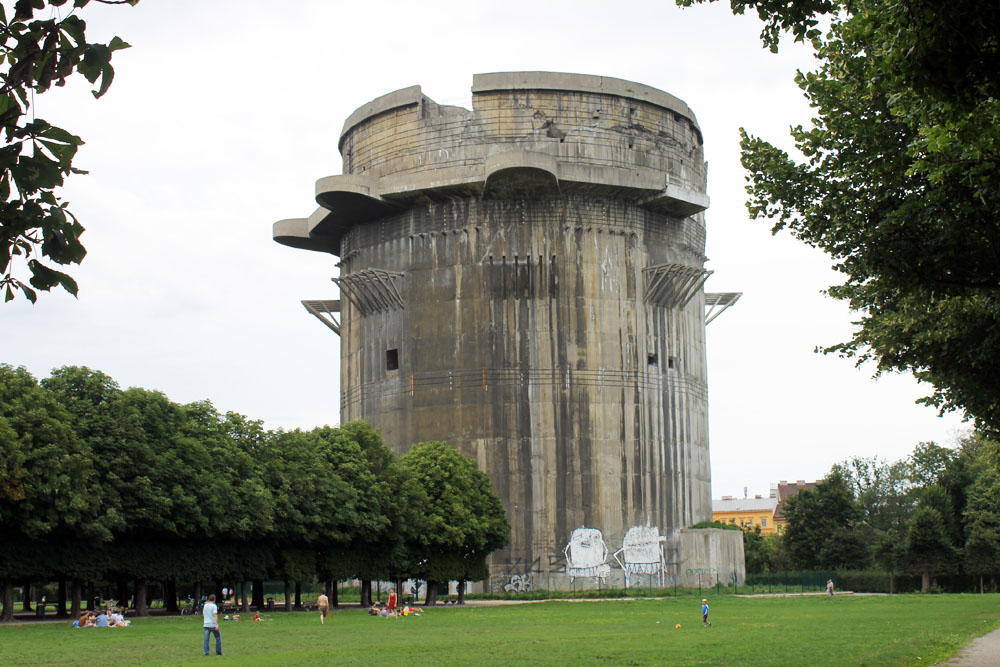 Tour de flak augarten comme il semble aujourd'hui