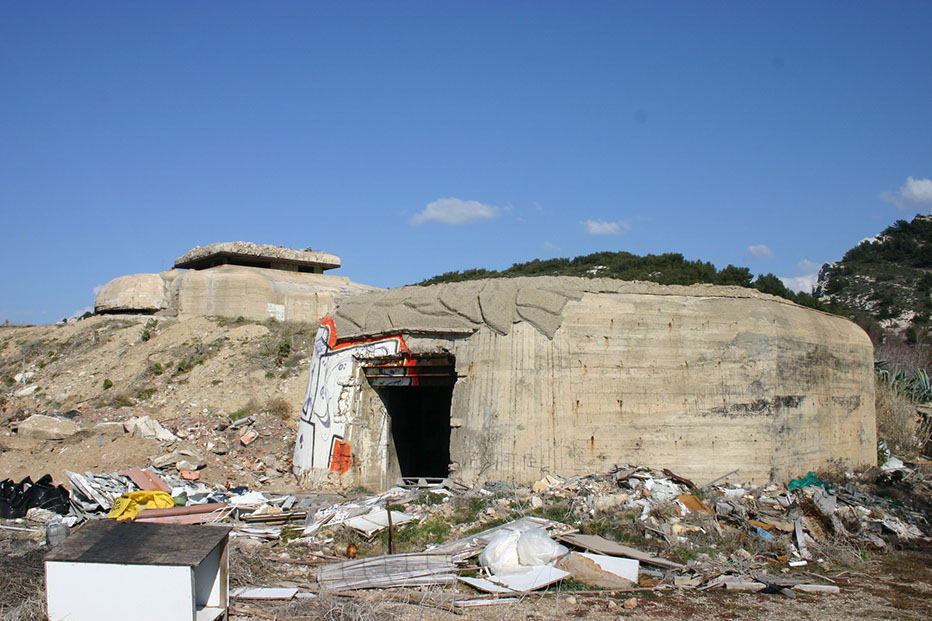 Bunker Regelbau 669 dans la Batterie d’artillerie de L'Escalette