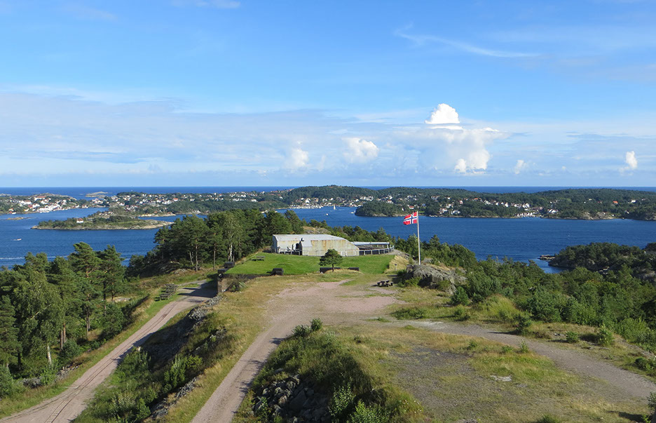 Batterie côtière de Vara comme il semble aujourd'hui